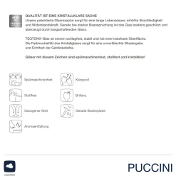 Weißweinglas PUCCINI 560 ml 6er-Set + Poliertuch*LEONARDO Outlet