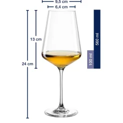 Weißweinglas PUCCINI 560 ml 6er-Set*LEONARDO