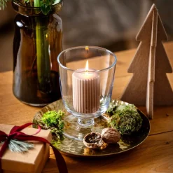 Windlicht auf Fuß 16 cm CAPANNA*LEONARDO Sale